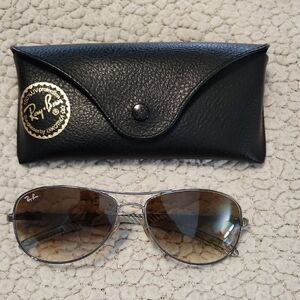 Ray-Ban Silver Aviator Sunglasses